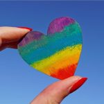 Personas mostrando habilidades sociales para promover la igualdad y aceptación en el Día del Orgullo Gay